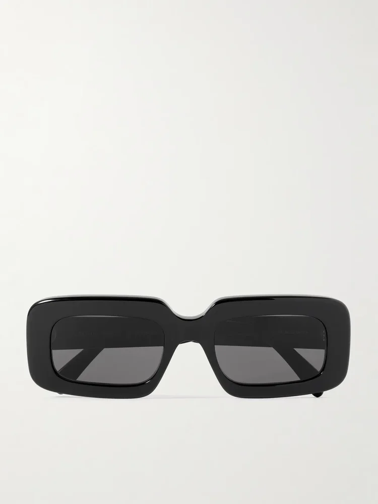 Triomphe oversized square-frame acetate sunglasses