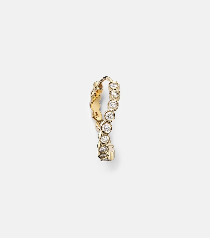 Courant 18kt gold single earring with diamonds