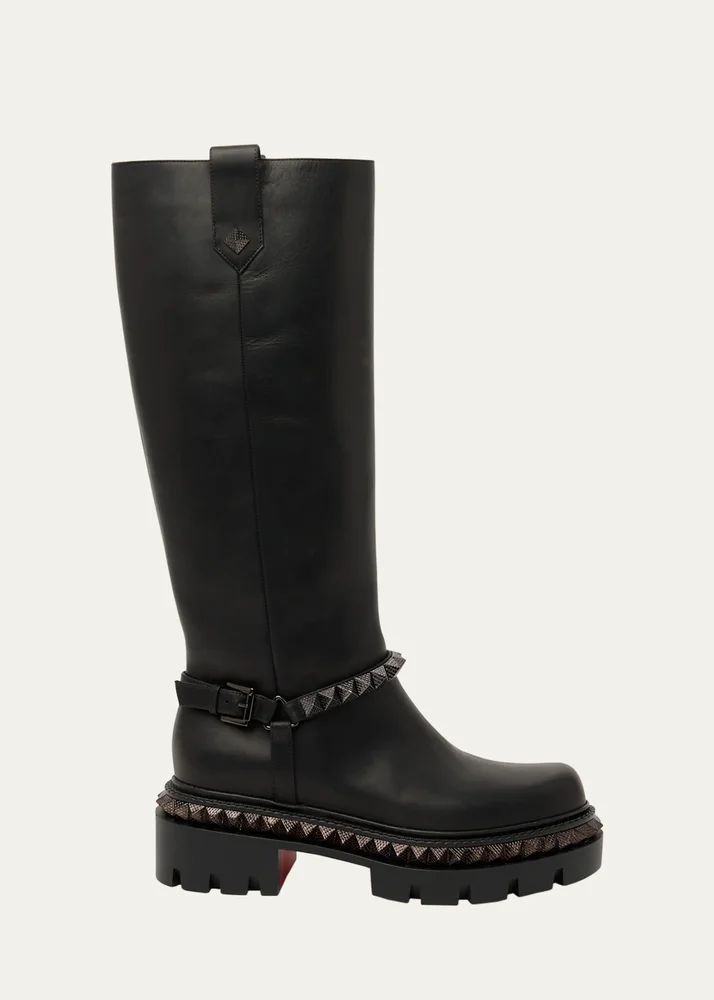 Marinetta Pyraclou Leather Knee-High Boots