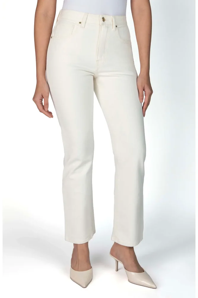 The Kate Petite Straight Leg Jean / Pearl