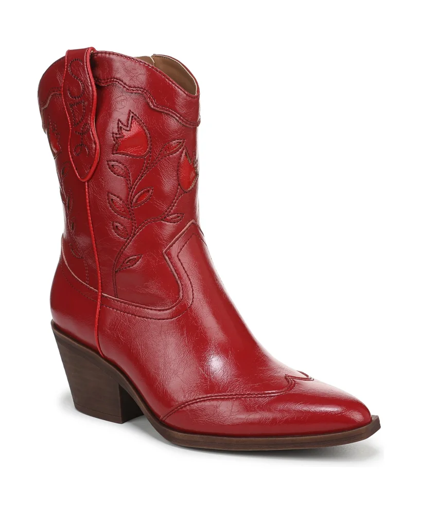 Flash Block Heel Western Booties