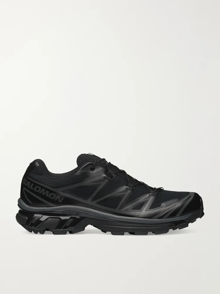 XT-6 GTX Rubber-Trimmed Mesh Sneakers