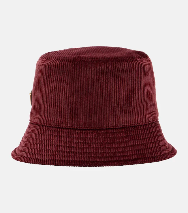 Cotton corduroy bucket hat