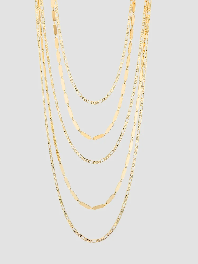 Keely Goldtone Layered Necklace