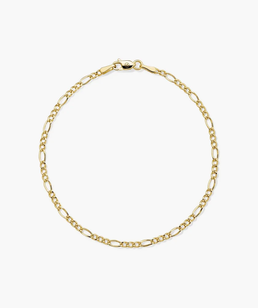 mejuri.com Figaro Chain Bracelet