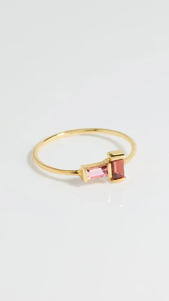 Tu Y Yo Baguette Ring