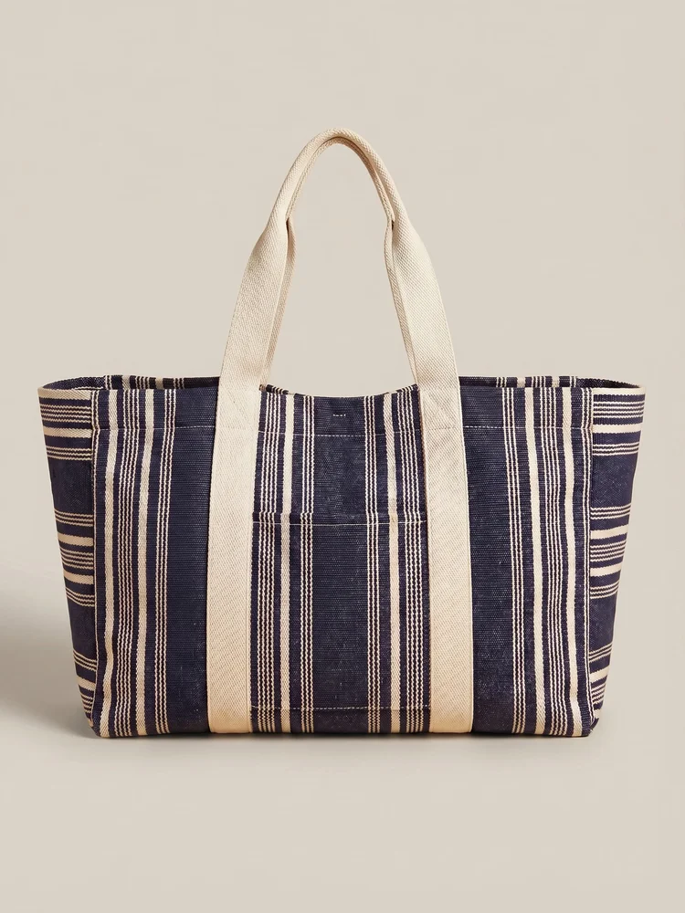 Sunwashed Macrame Tote