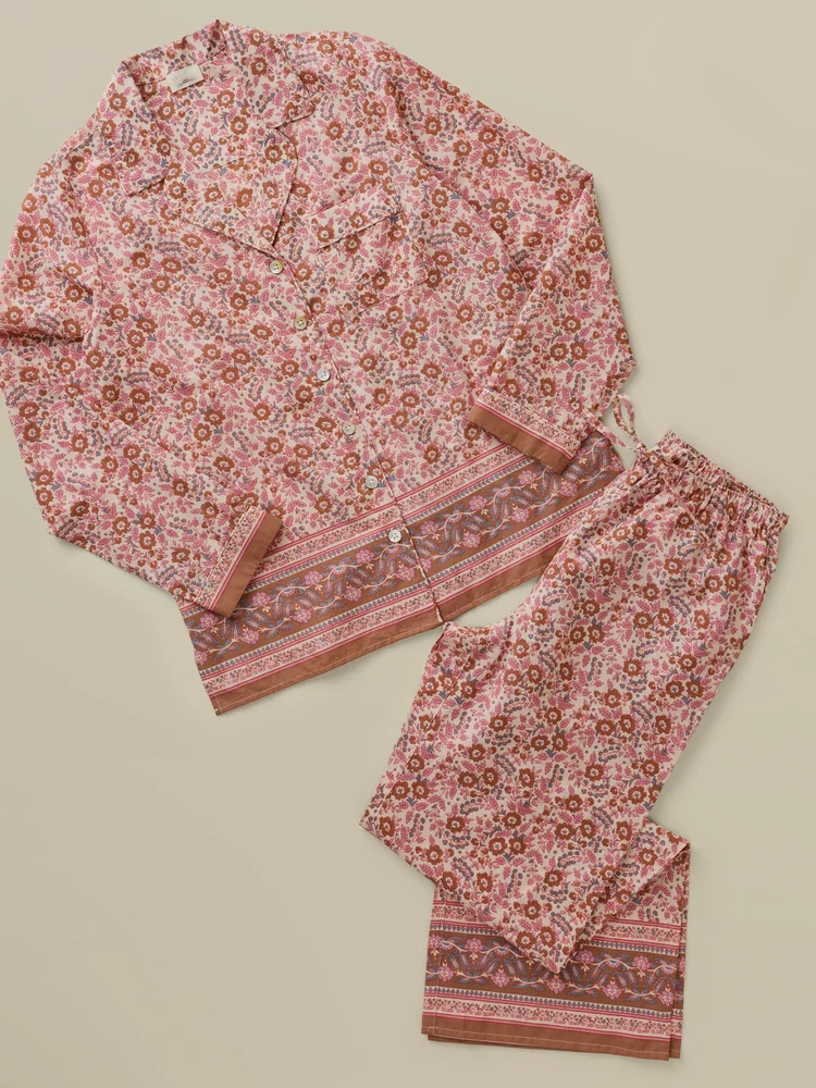 Pajama Pant Set - Clara Ikat