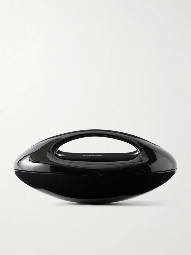 Sculptural Minaudiere resin clutch