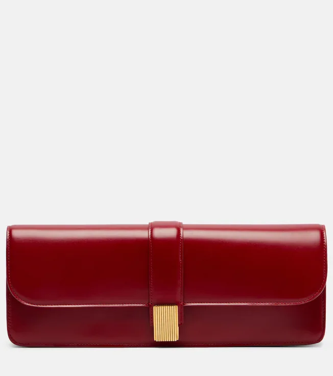 Blake leather clutch
