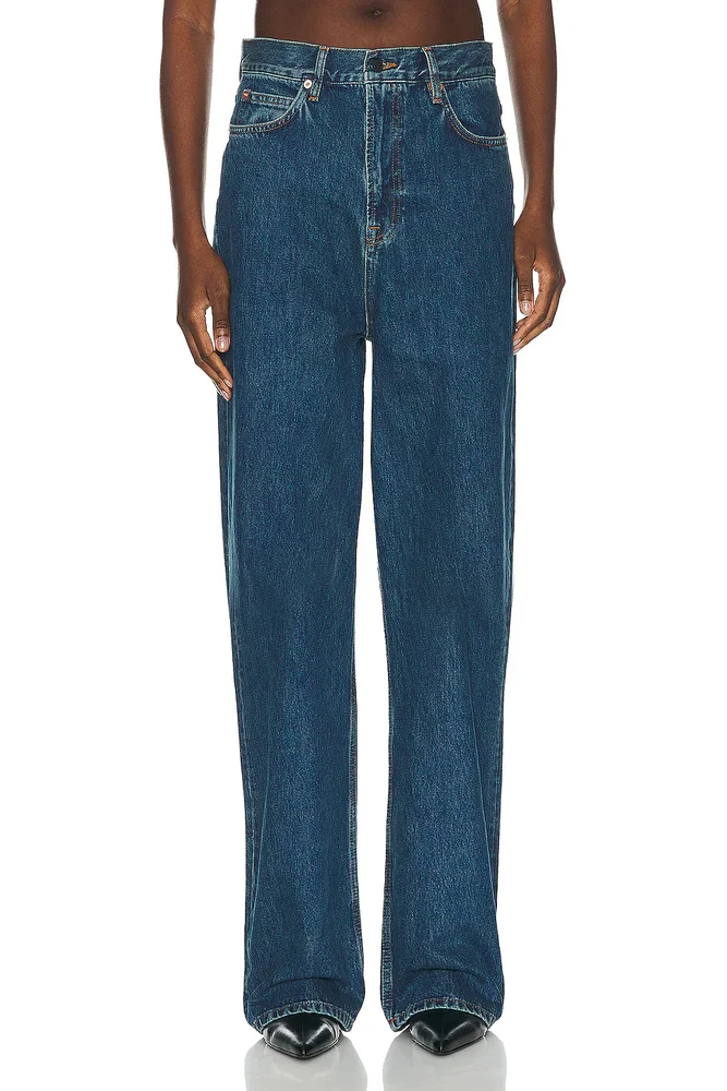 Denim Low Rise Straight Leg