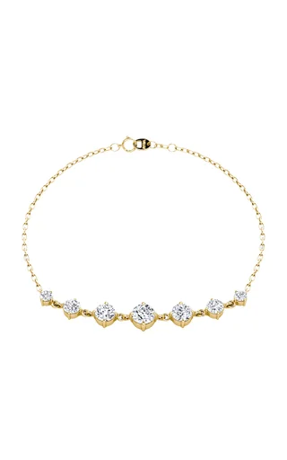14K Yellow Gold Lab-Grown Diamond Tennis Bracelet