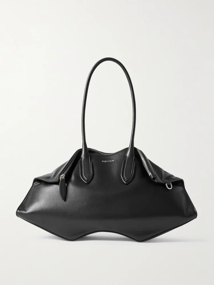 Manta leather shoulder bag