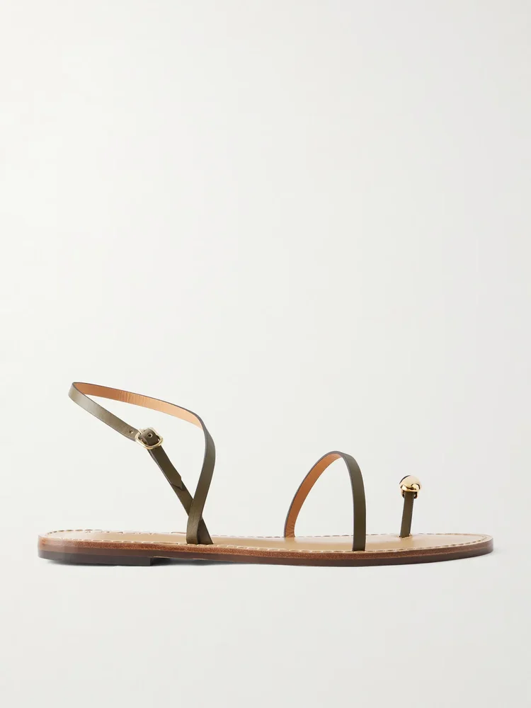 The Marrakech embellished leather flats