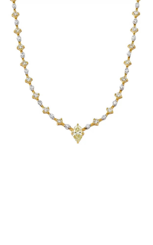 Galaxy Diamond Tennis Necklace