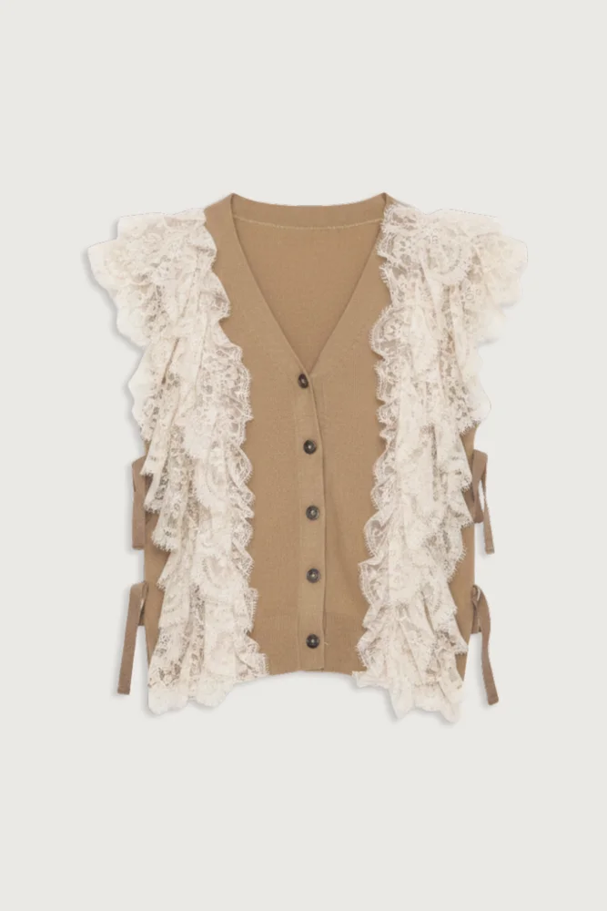 Lisette Solid Sweater Vest