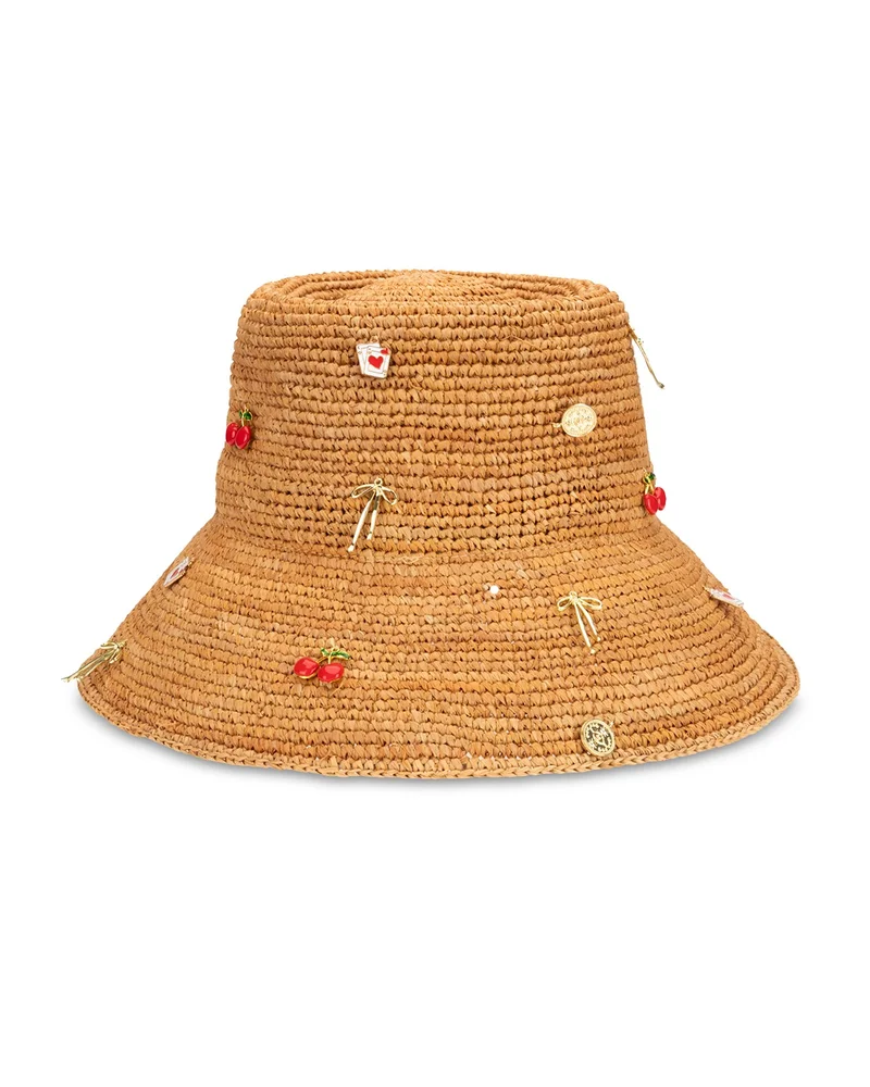 Charmed Raffia Bucket Hat