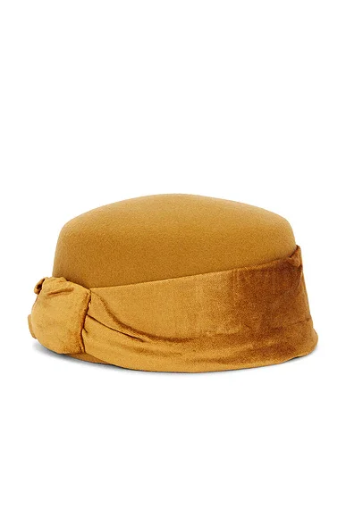 Savoy Wool Felt Evening Cap