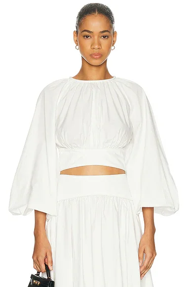 Poplin Billow Top
