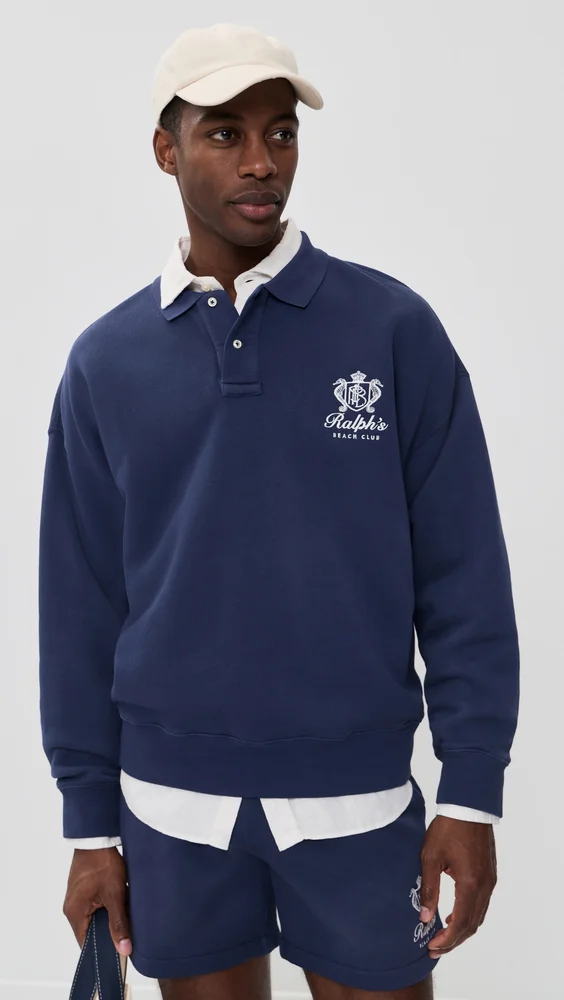 Island Fleece Polo Sweatshirt