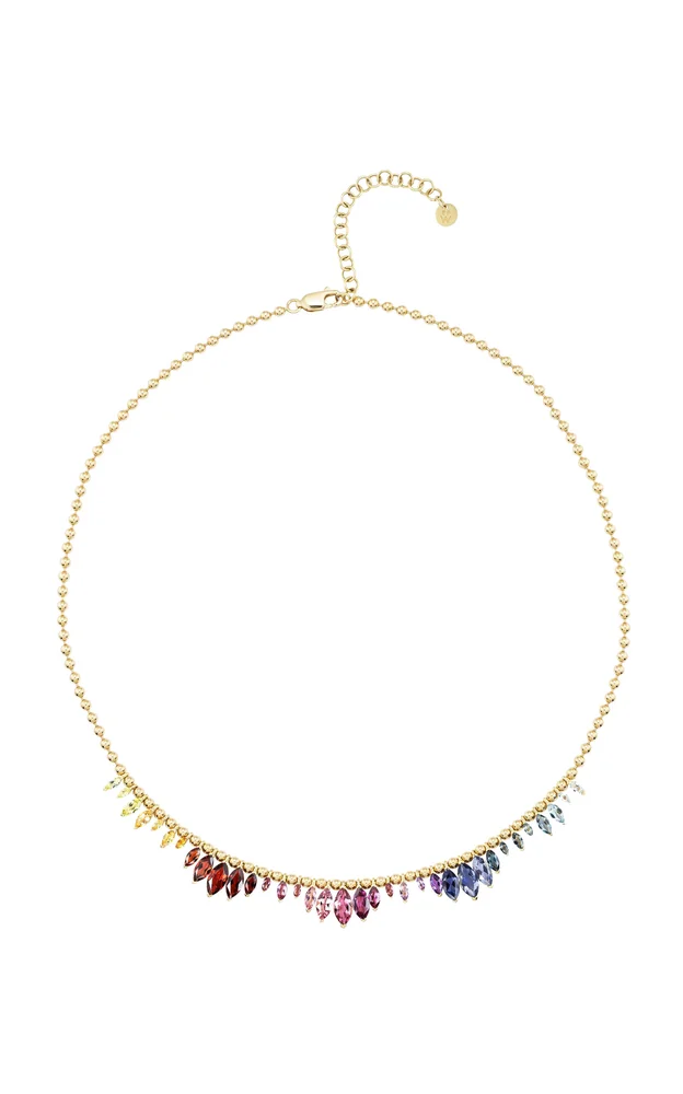 Arashi 18K Yellow Gold Multi-Stone Necklace
