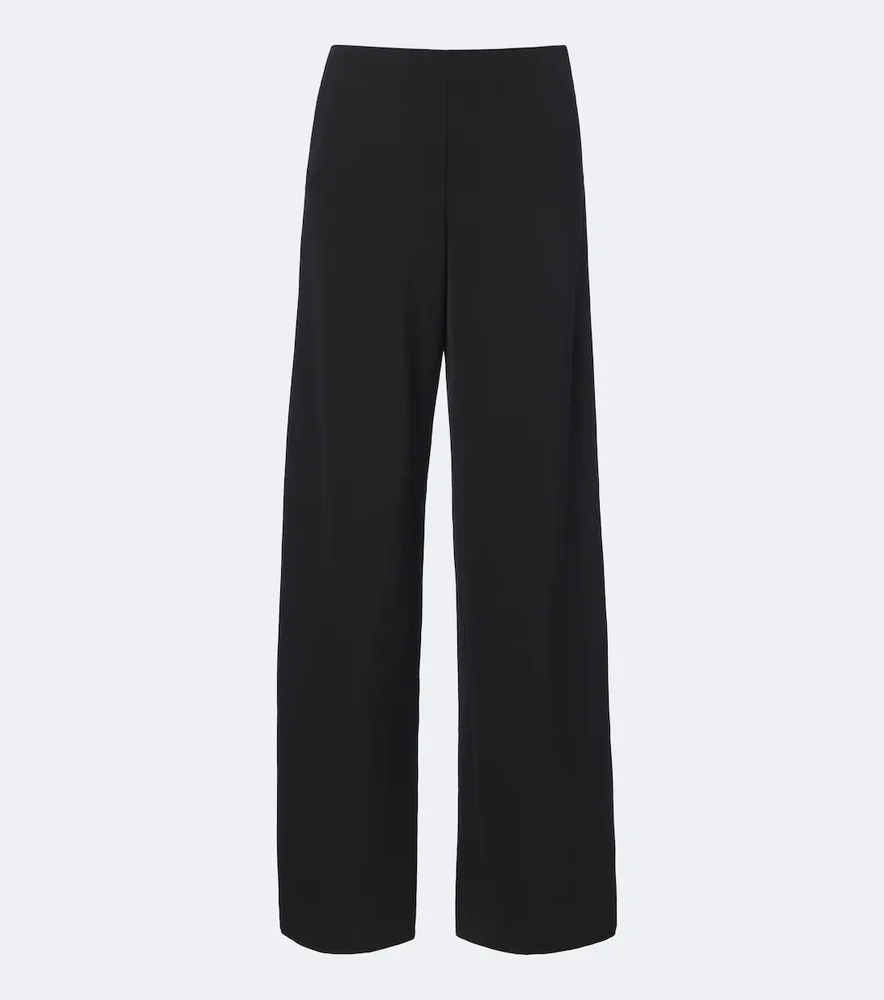 Farah wool and cashmere wide-leg pants