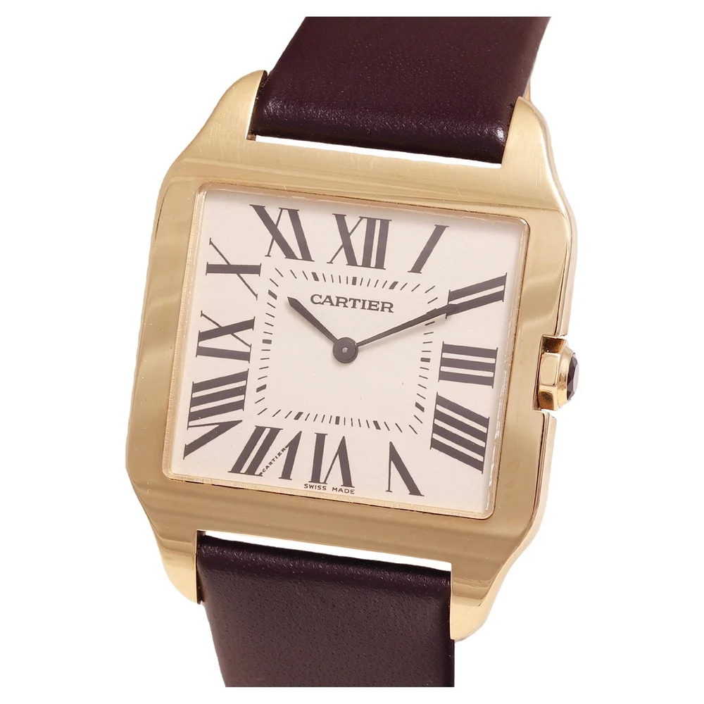 Pre-Owned Santos-Dumont 2649 Watch Yellow Gold