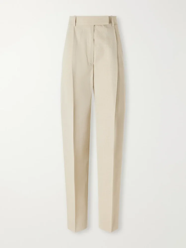 Daria wool-blend tapered pants