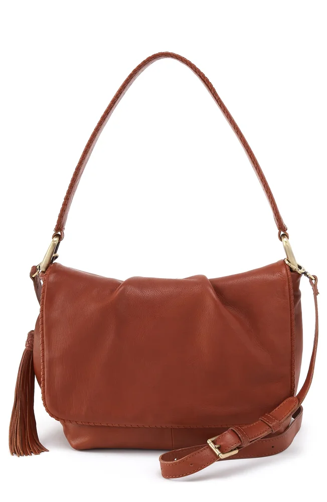 Harley Convertible Leather Shoulder Bag