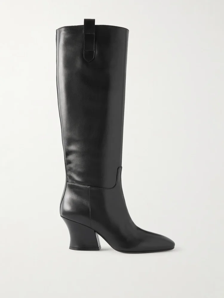 Lune leather knee boots