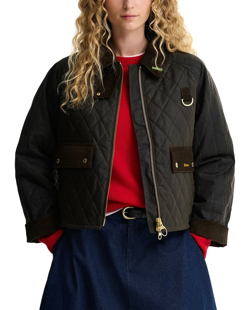Tartan Reimagined Icons Waxed Cotton Quilted Spey Jacket