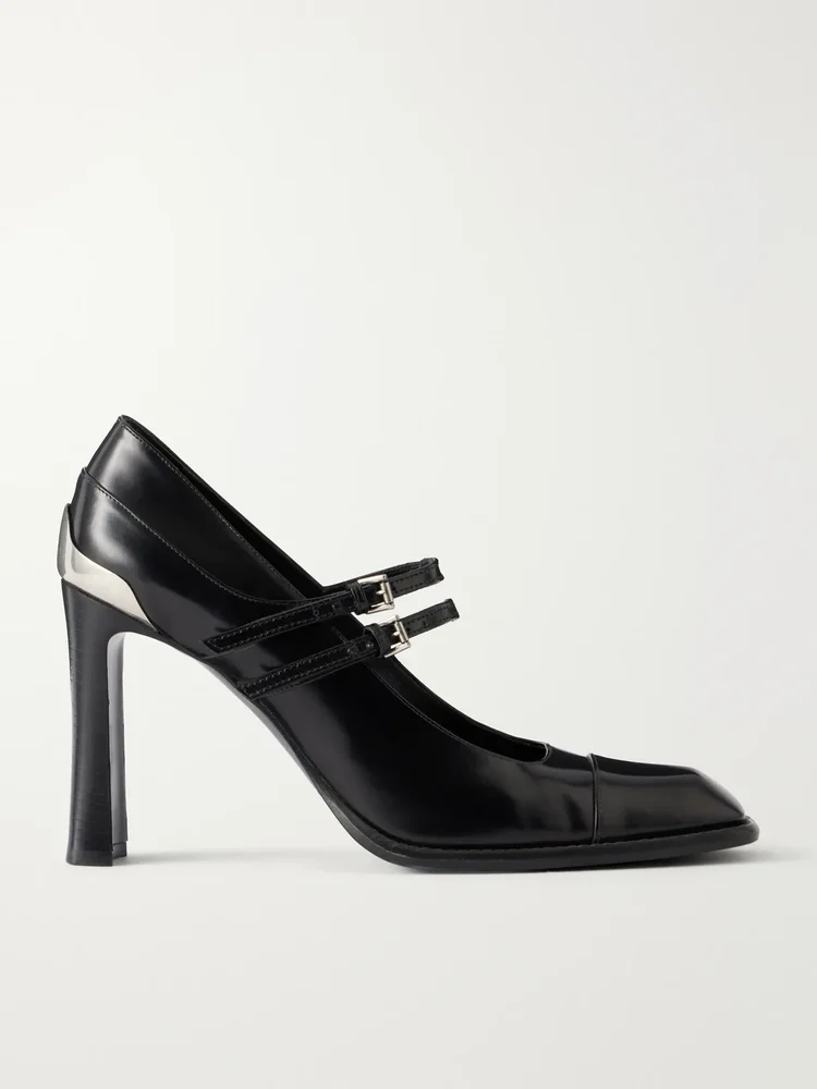 Niko leather Mary Jane pumps