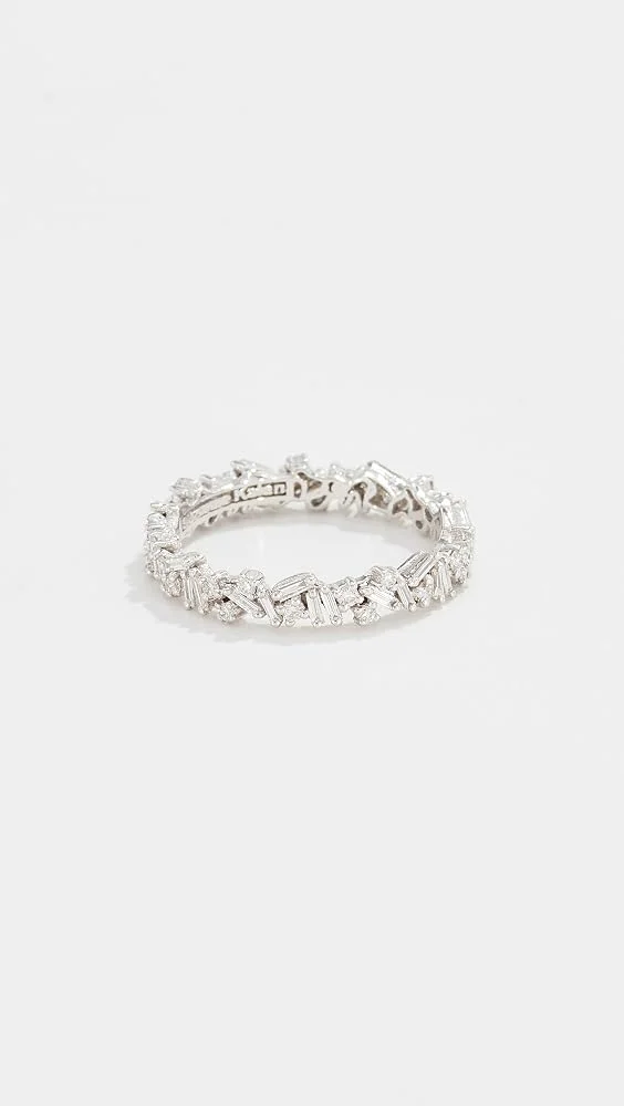 18k Fireworks Gold Eternity Band Ring