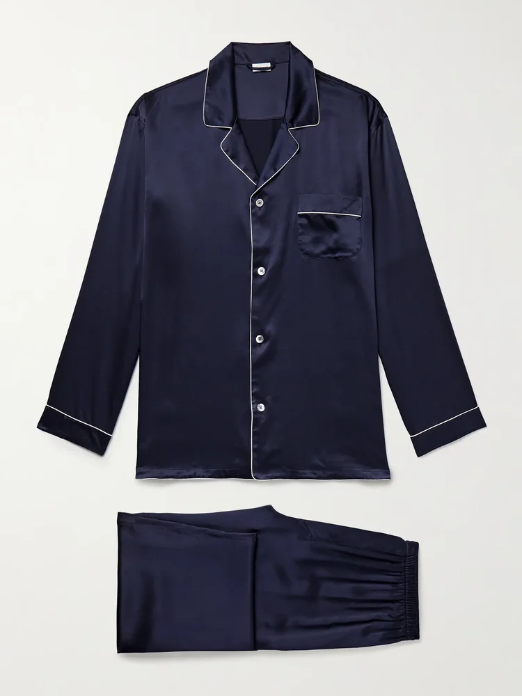 Silk-Satin Pyjama Set