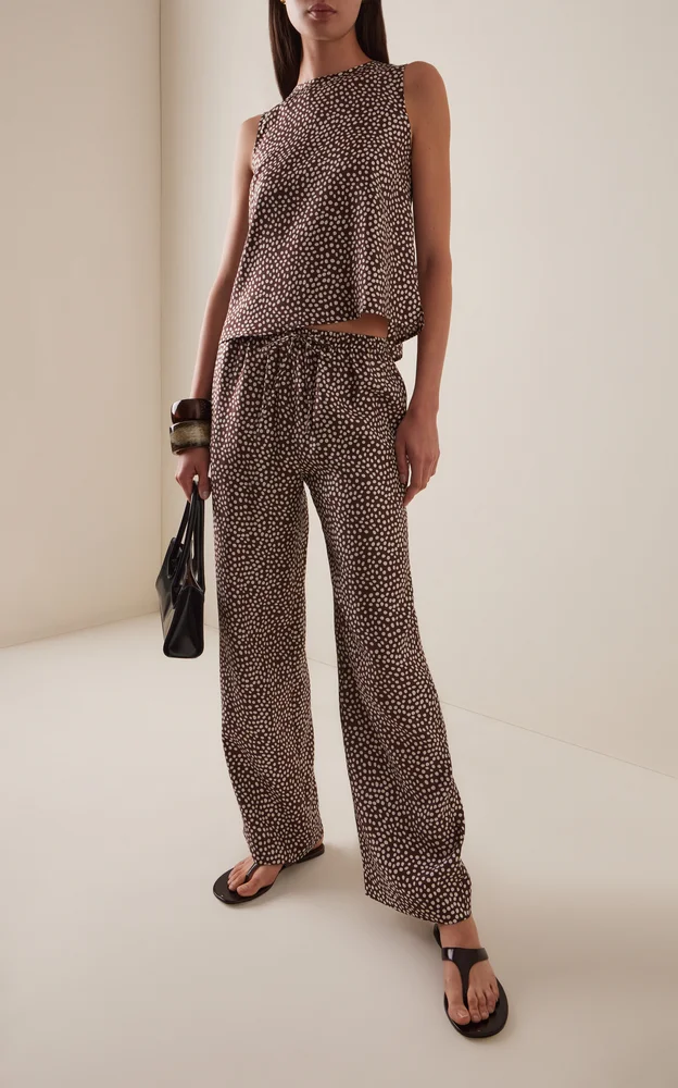 The Aurelia Silk Wide-Leg Pants