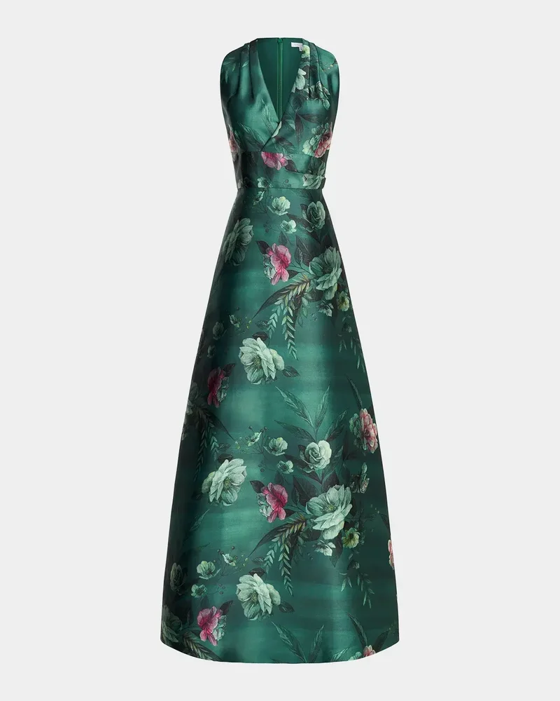 Rosalind Floral Print Gown