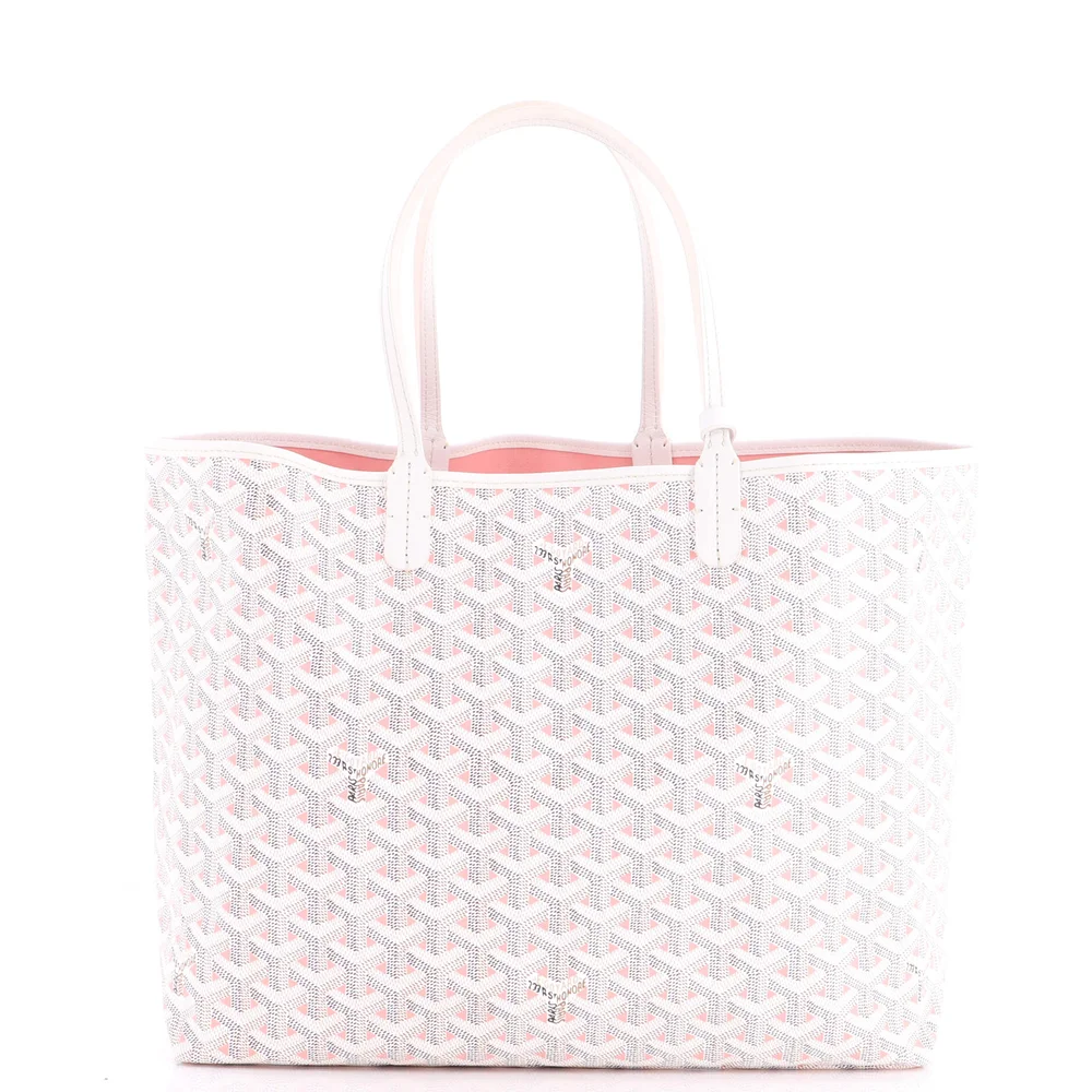 Saint Louis Tote Claire Voie Coated Canvas PM in Pink