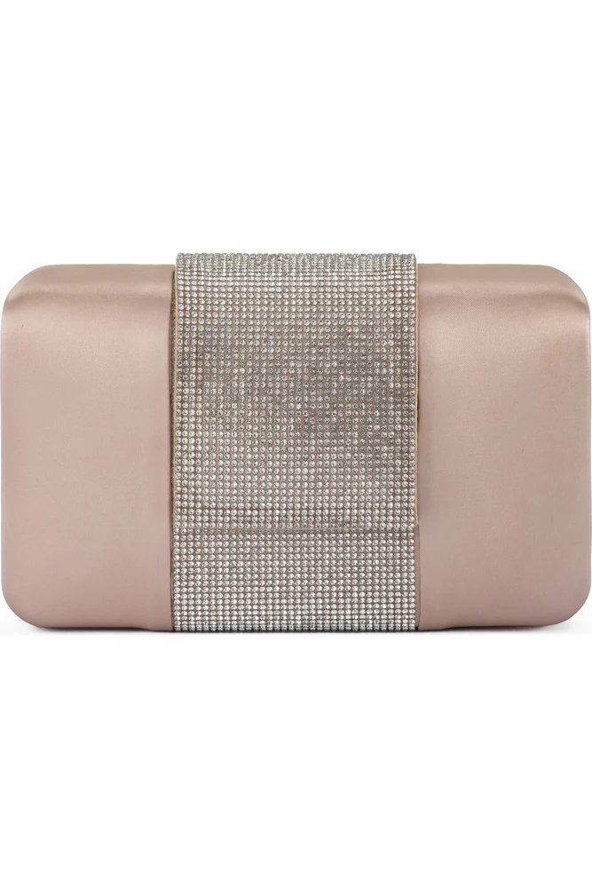 Aubrey Crystal Trim Clutch