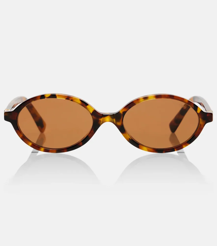 Miu Regard oval sunglasses