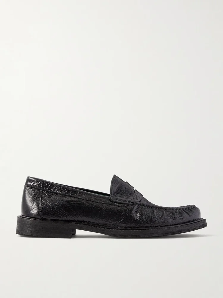 Yardee Tumbled Leather Loafers