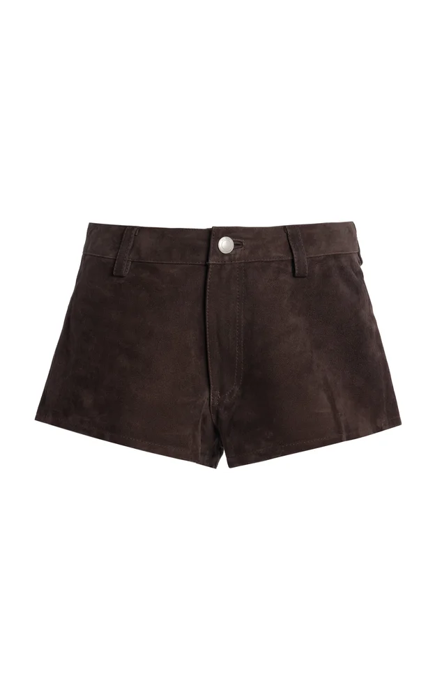 x Olympia of Greece Exclusive Abby Suede Short