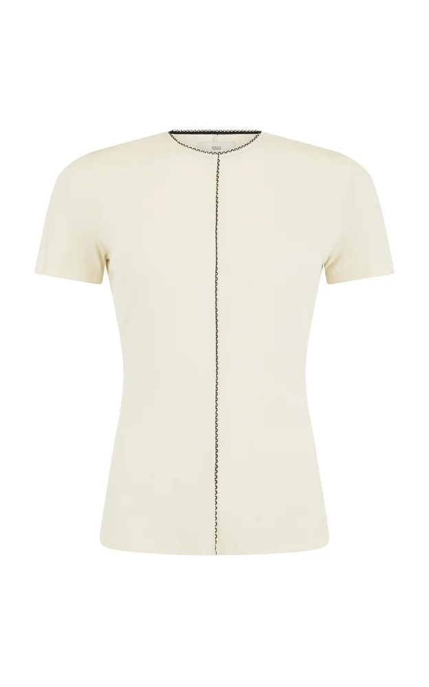 Exclusive Pero Short-Sleeved Cotton T-Shirt