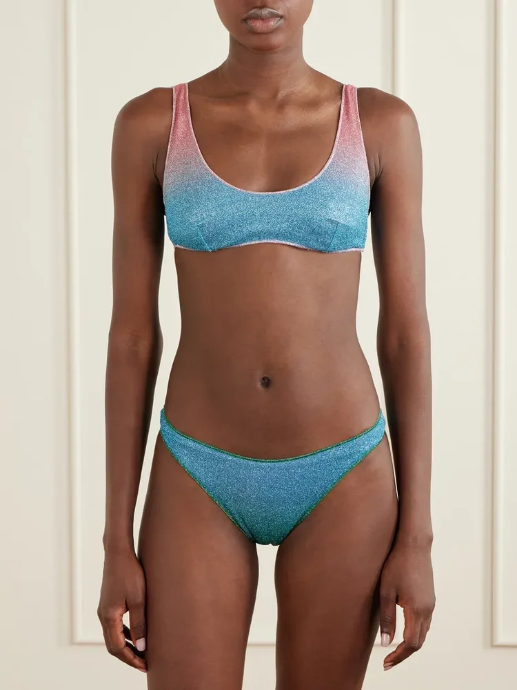 Lumière metallic Lurex bikini