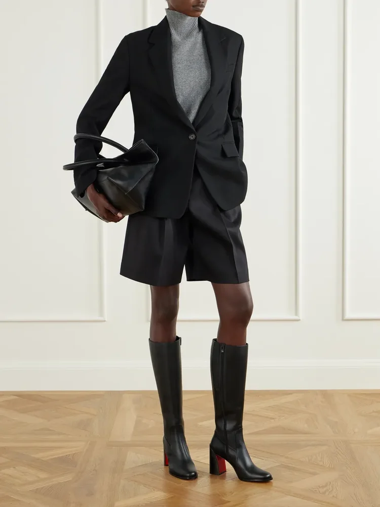 Iranina 85 leather knee boots