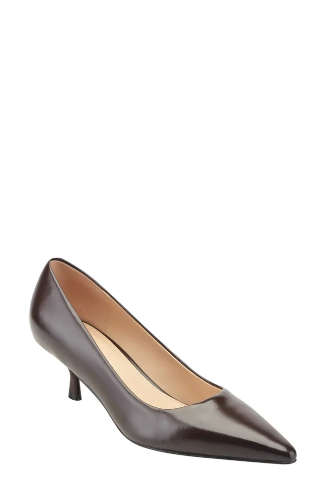 Calynna Pointed Toe Kitten Heel Pump