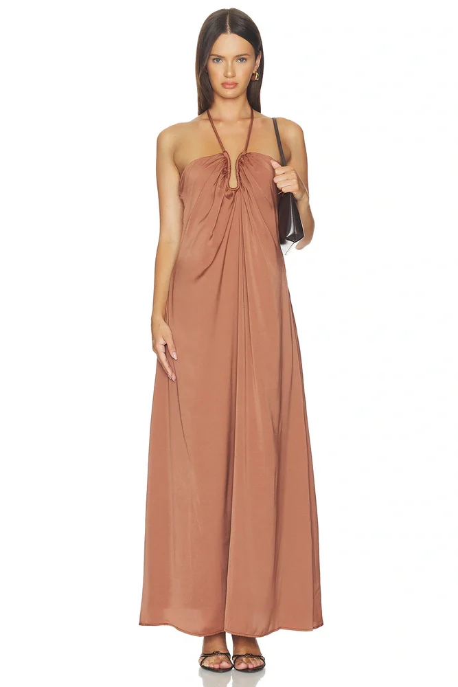 DAYDREAM DAISY MAXI DRESS LIGHT BLUE