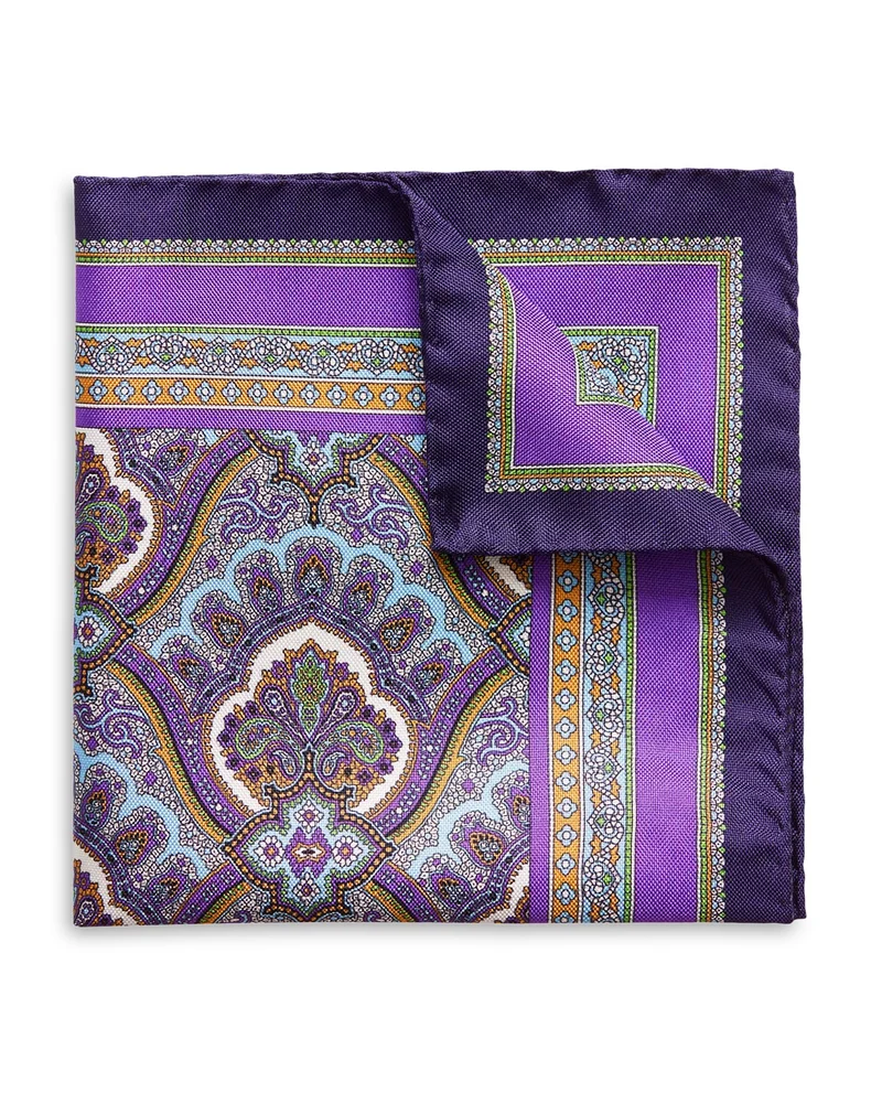Paisley Silk Pocket Square