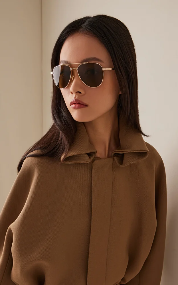 Aviator-Frame Sunglasses