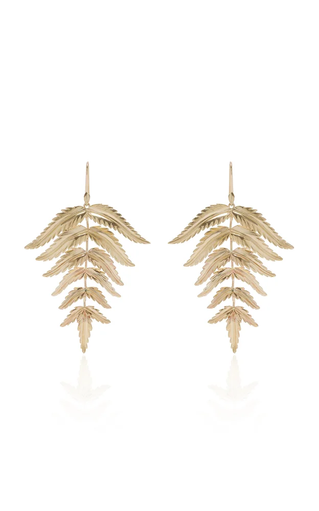 Large Fern Earrings