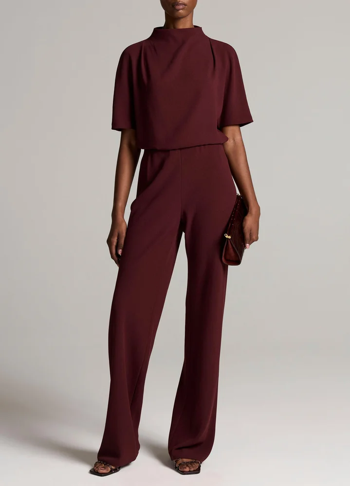 Vince Colette High-Rise Crepe Bias Pant